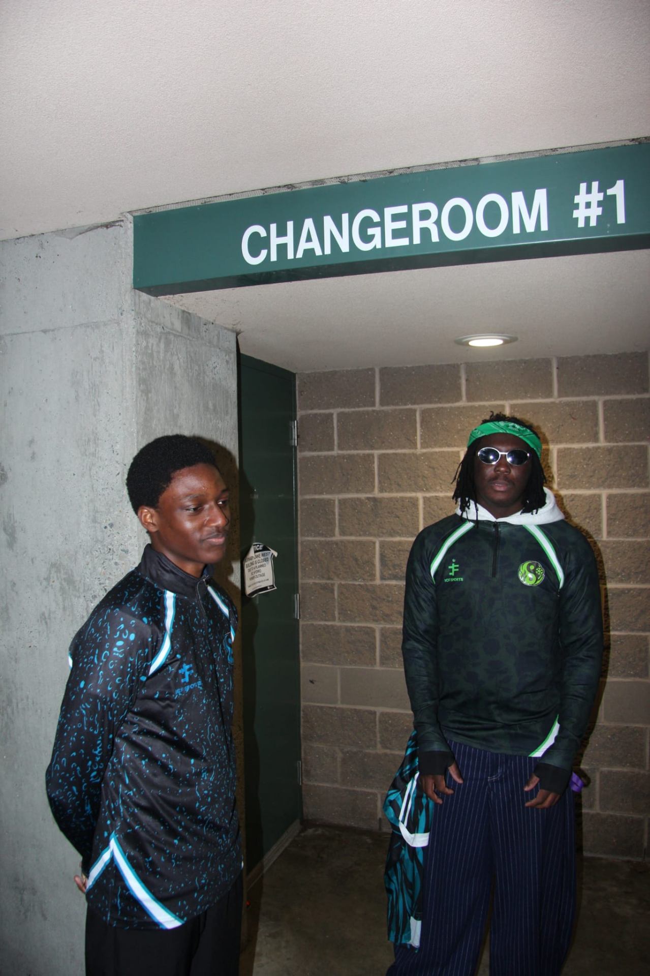 Changeroom #1 · Tracksuit crew